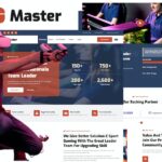 Master - Esport Team & Gaming Community Elementor Template Kit