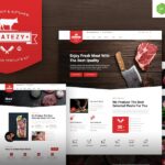 Meatezy ? Meat Shop & Butcher Elementor Template Kit
