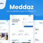 Meddaz - SaaS Medical Elementor Template Kit