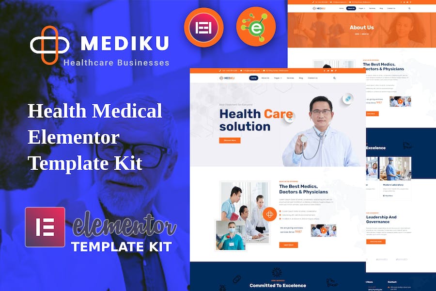Mediku - Health Medical Elementor Template Kit