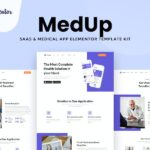 MedUp - Medical SaaS Elementor Template Kit