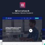 Microtech - Tech Business Elementor Template Kit