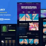 Mint - NFT Projects & Portfolio WooCommerce Elementor Template Kit