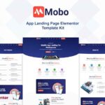 Mobo - App Landing Page Elementor Template Kit