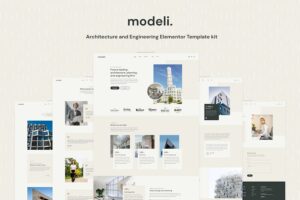 Modeli - Architecture & Engineering Elementor Template kit
