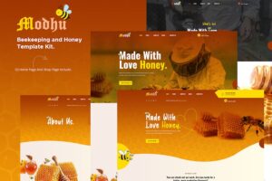 Modhu - Beekeeping & Honey Elementor Template Kit