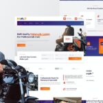 Modif - Custom Motorcycle Supermotard Elementor Template Kit