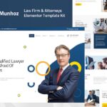 Munhoz - Law Firm & Attorneys Elementor Template Kit