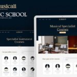 Musicali - Music School Elementor Template Kit