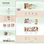 Naturely - Natural Cosmetics & Beauty Template Kit