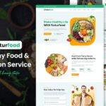 Naturfood - Healthy Food & Nutrition Specialist Elementor Template Kit