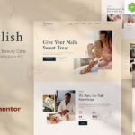 Naylish ? Nail Salon & Beauty Care Elementor Template Kit