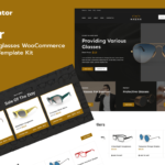 Nazar - Optical Eyewear WooCommerce Store Elementor Pro Template Kit