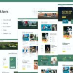 Netball | Tennis School & Sports Club Elementor Template Kit