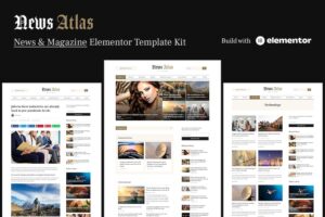 NewsAtlas ? News & Magazine Elementor Template Kit