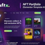 NFTx - NFT Portfolio Elementor Template Kit
