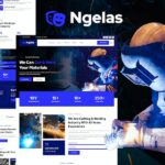 Ngelas - Welding & Cutting Services Elementor Template Kit