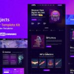 NiFTy - NFT Project & Portfolio WordPress Elementor Template Kit