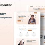 Notarey - Notary Public & Legal Services Elementor Template Kit