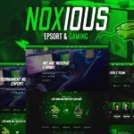 Noxious - Esport & Gaming Elementor Template kit