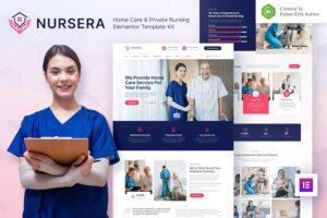 Nursera ? Home Care & Private Nursing Services Elementor Template Kit
