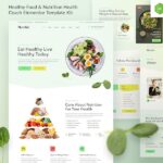 Nutritist ? Healthy Food & Nutrition Coach Elementor Template Kit