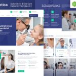 Optica ? Optometrist & Eye Care Elementor Template Kit