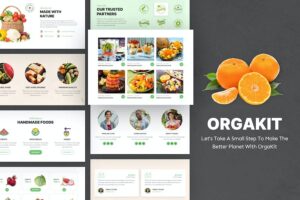 OrgaKit - Organic Farm Elementor Template Kit