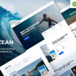 Ozean ? Water Sports & Surfing Elementor Template Kit