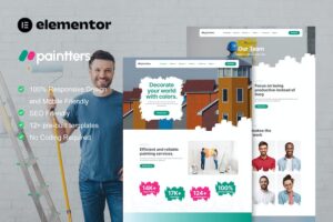 Paintters - Painting Service Elementor Template Kit