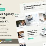 PandaV - Creative Agency Elementor Template Kit