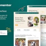 PawsNest – Animal Shelter & Pet Rescue Elementor Template Kit