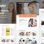 Peaceful - Mental Health Awareness WordPress Elementor Template Kit