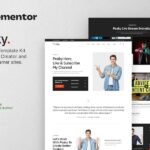Peaky ? Content Creator & Online Streamer Elementor Template Kit