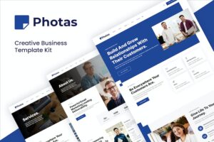 Photas - Email Marketing Company Elementor Template Kit