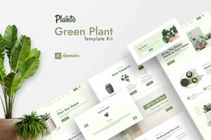 Planto - Green Elementor Template Kit