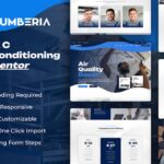 Plumberia - Air Conditioning & HVAC Repair Service Elementor Pro Template Kit