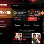 Podverse - Radio Station & Podcaster Elementor Template Kit