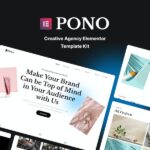 Pono - Creative Agency Elementor Template Kit
