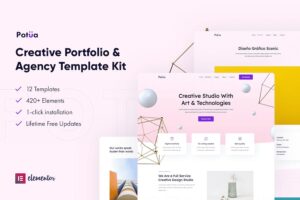 Potua - Creative Portfolio & Agency Elementor Template Kit