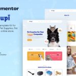 Pupi ? Pet Shop & Pet Supplies Elementor Template Kit
