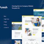 Puresh | Cleaning Services Company Elementor Template Kit