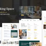 Qerja - Coworking Space WordPress Elementor Template Kit