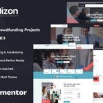 Qizon - Crowdfunding Projects Elementor Template Kit