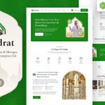 Qudrat ? Islamic Center & Mosque Elementor Template Kit
