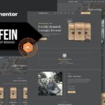 Raffein - Coffee Shop Brand Elementor Template Kit