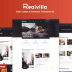 Realvilla - Real Estate Elementor Pro Template Kit