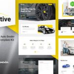 Rentive ? Car Rental & Auto Dealer Elementor Template Kit