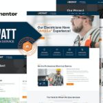 Rewatt - Professional Electrical Services Elementor Template Kit