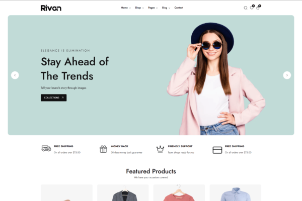 Rivon - Fashion Store Shopify Theme OS 2.0